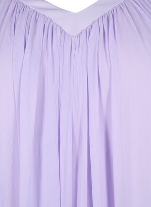 Løs kjole med korte ermer, Purple Heather, Packshot image number 2