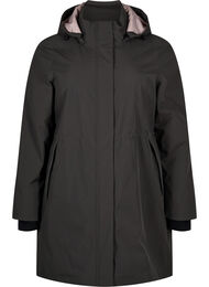Funksjonell parkas vinterjakke med hette, Raven