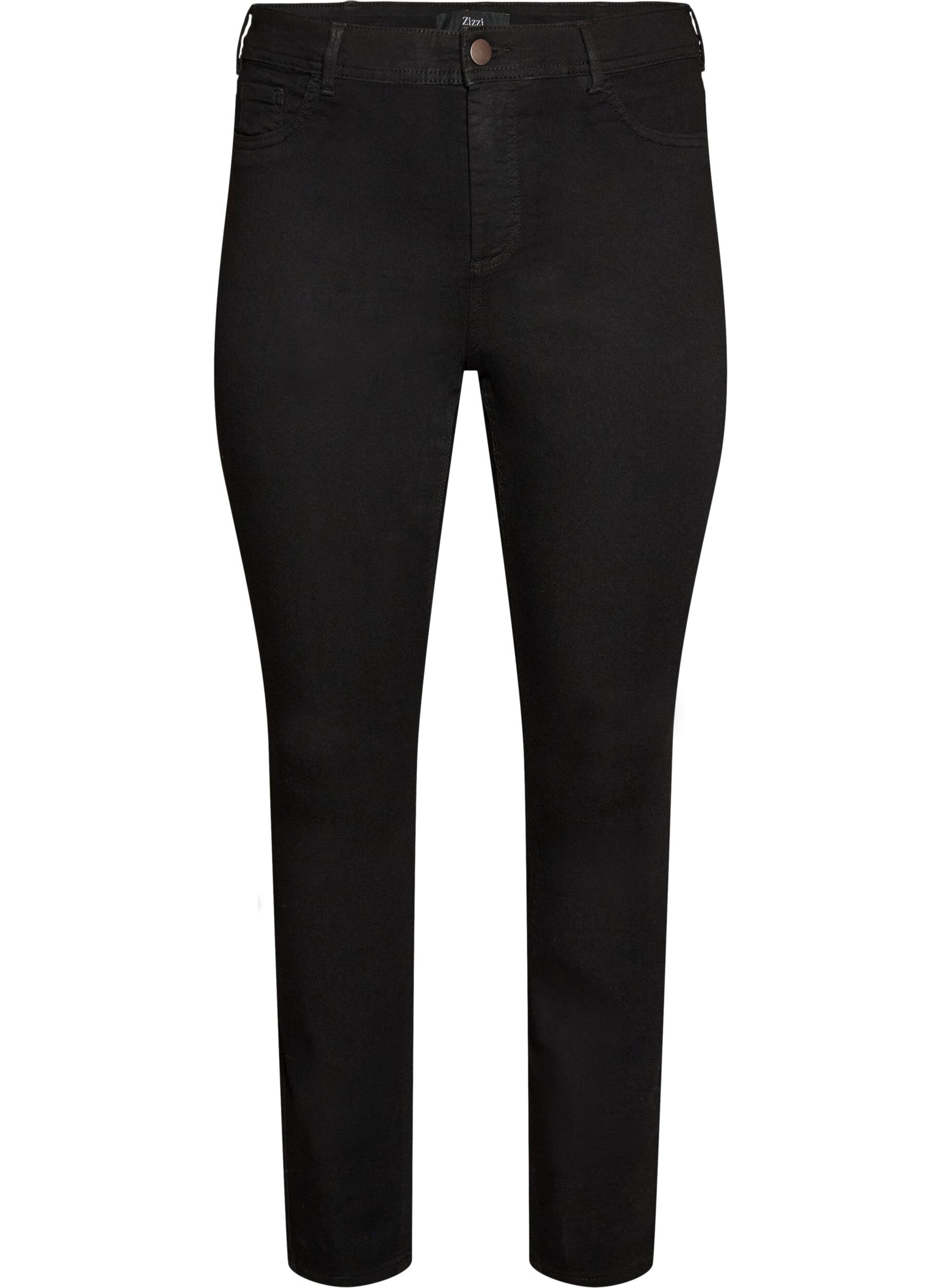 Amy super slim fit-jeans med h&oslash;y midje