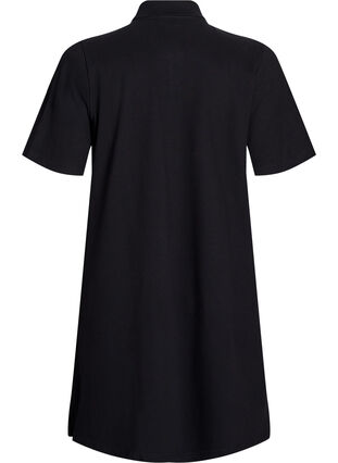Zizzi Kort A-formet polokjole, Svart, Packshot image number 1