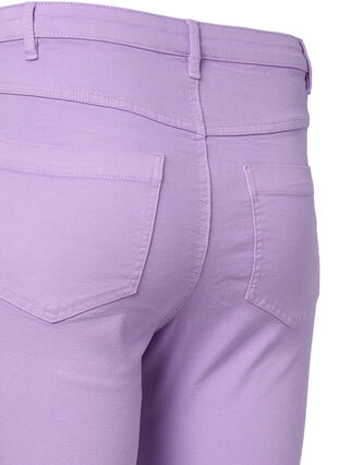 Amy jeans med høyt liv og utrolig slim fit, Lavender, Packshot image number 3