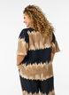 Bluse med vide ermer og grafisk trykk, Svart, Model image number 2