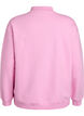 Sweatshirt med h&oslash;y hals og lange ermer, Rosa, Packshot image number 3