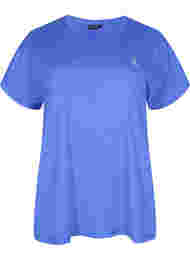 Ensfarget t-skjorte til trening, Dazzling Blue