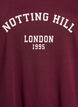 T-skjorte med trykk, R&oslash;d, Packshot image number 2
