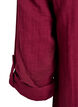 Bomulds muslin-tunika med broderie anglaise, M&oslash;rk Bordeaux, Packshot image number 3