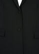 Klassisk blazer med knappelukking, Svart, Packshot image number 2