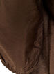 Bluse med 3/4 ermer og blondedetaljer, Brun, Packshot image number 3