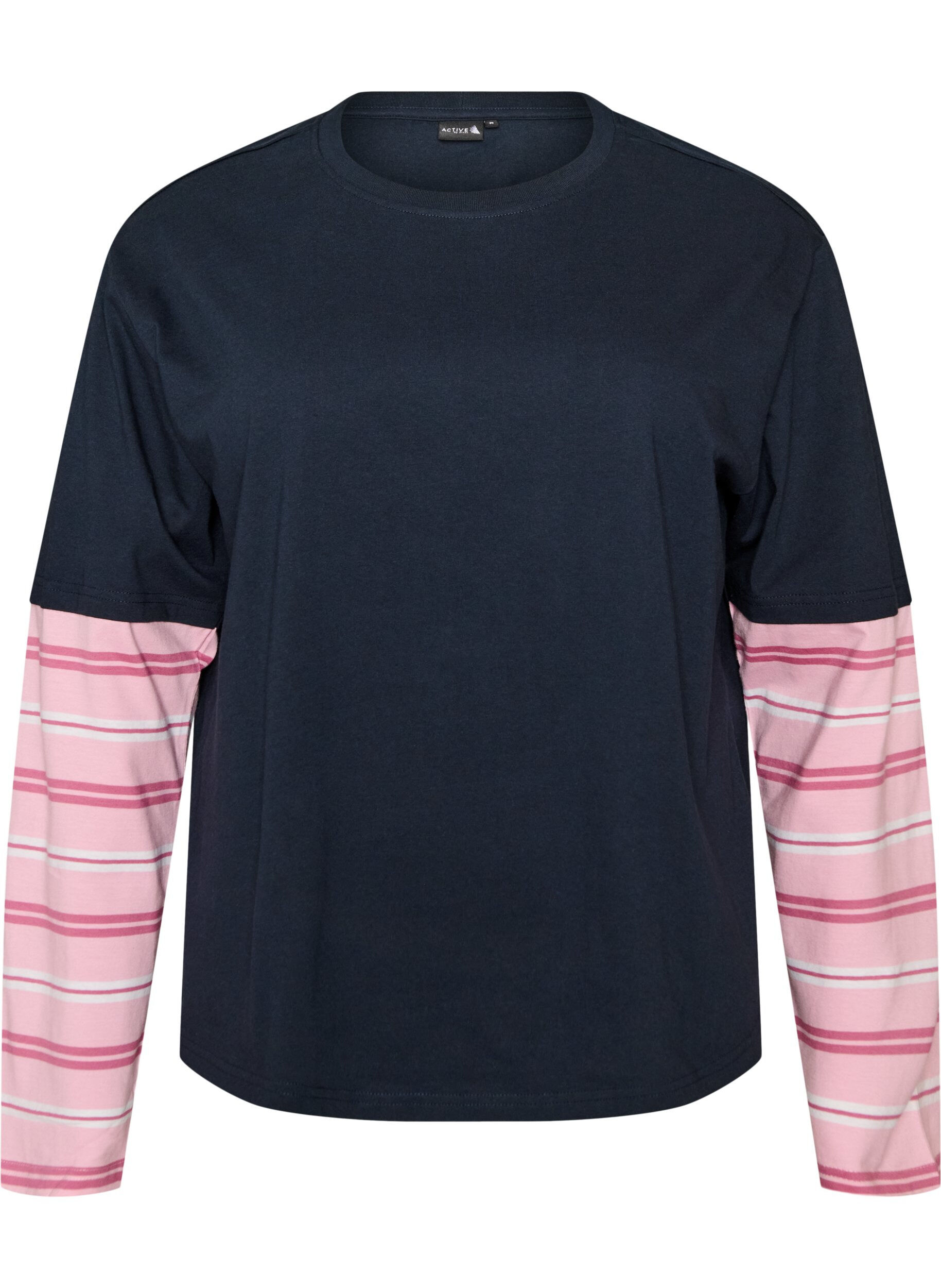 T-skjorte med en sporty lag-p&aring;-lag stil