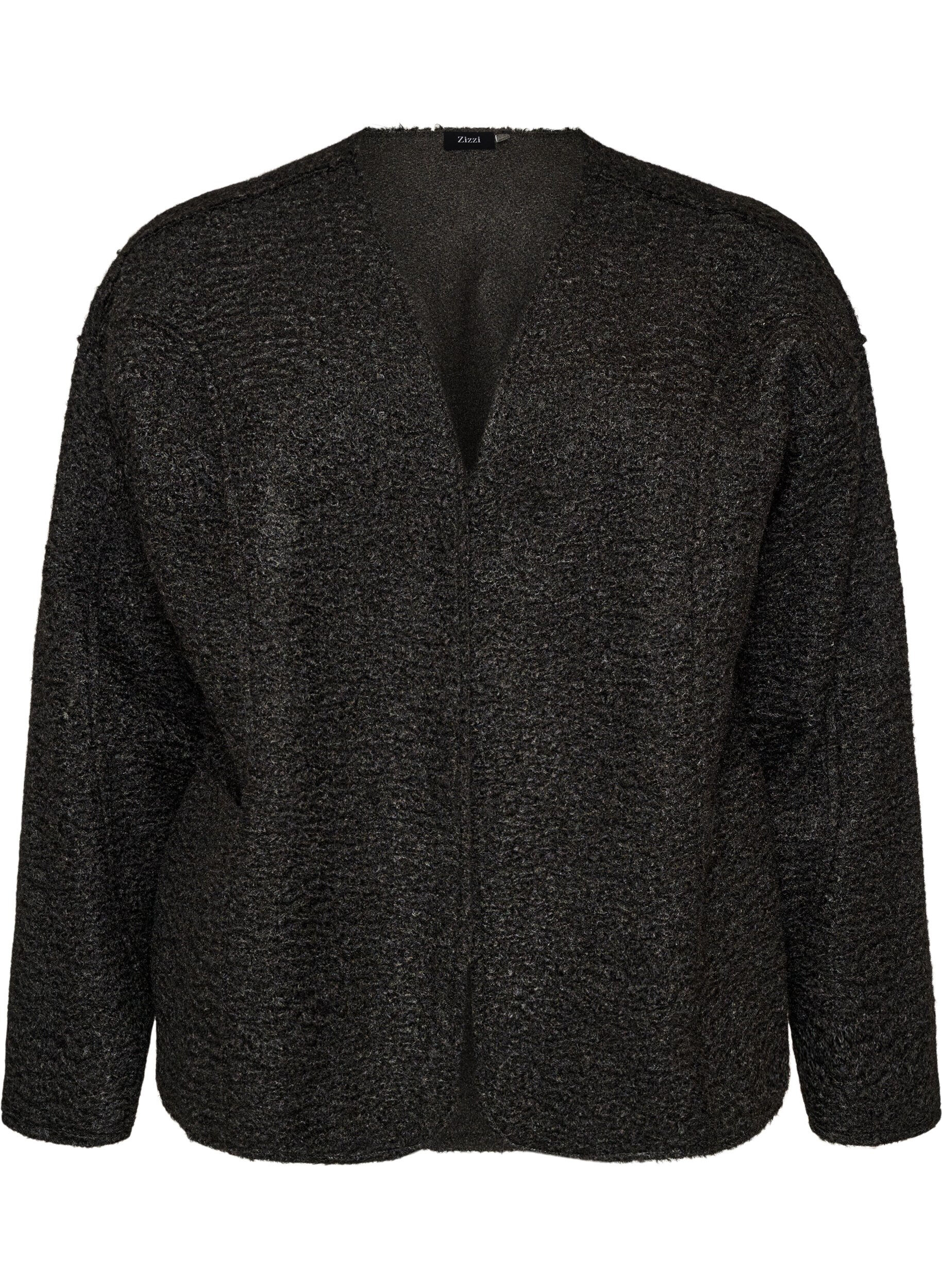 Loose fit cardigan med lommer