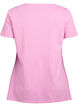T-skjorte med rund hals og A-linje form, Rosa, Packshot image number 1