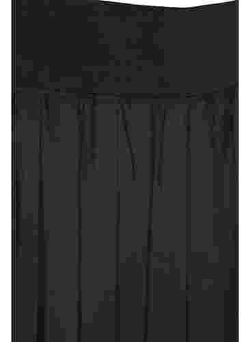 Padel/tennisskjørt i plissé, Black, Packshot image number 2