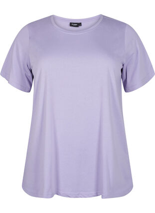 FLASH- T-skjorte med rund hals , Lavender, Packshot image number 0