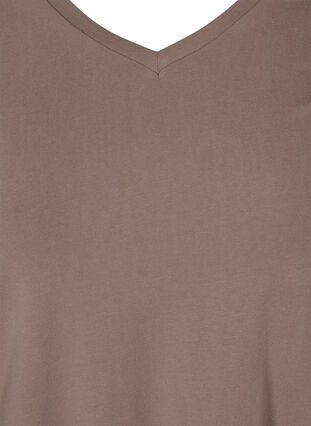 Basis T-skjorte med V-hals, Iron, Packshot image number 2