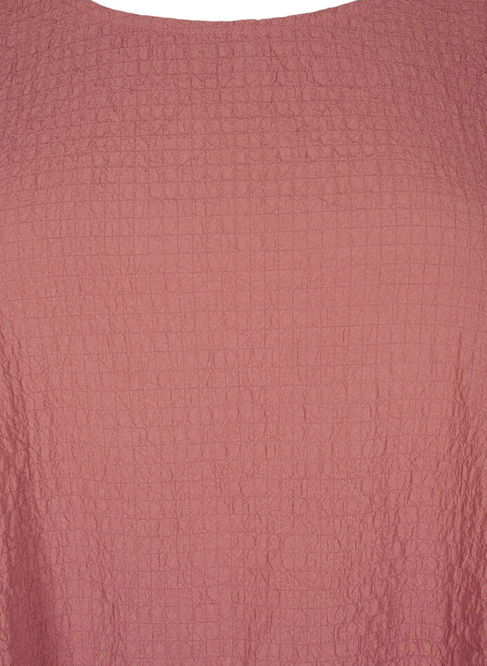 FLASH - Langermet tunika med rund hals, Brun, Packshot image number 2