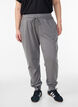 L&oslash;se joggebukser med lommer, Gr&aring;, Model image number 0