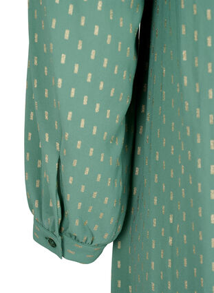 Langermet kjole med folietrykk, Scarab w. Silver, Packshot image number 3