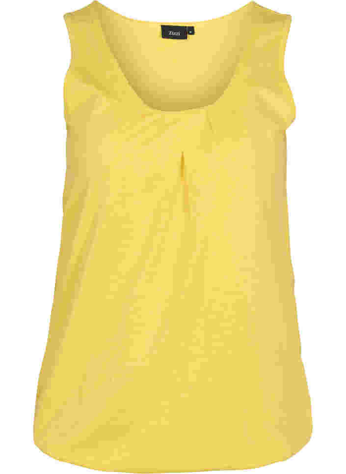 Topp med blondekant, Primrose Yellow, Packshot image number 0