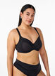 Heldekkende basis BH i mesh, Svart, Model image number 0
