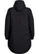 Lett polstret parka med hette, Svart, Packshot image number 1