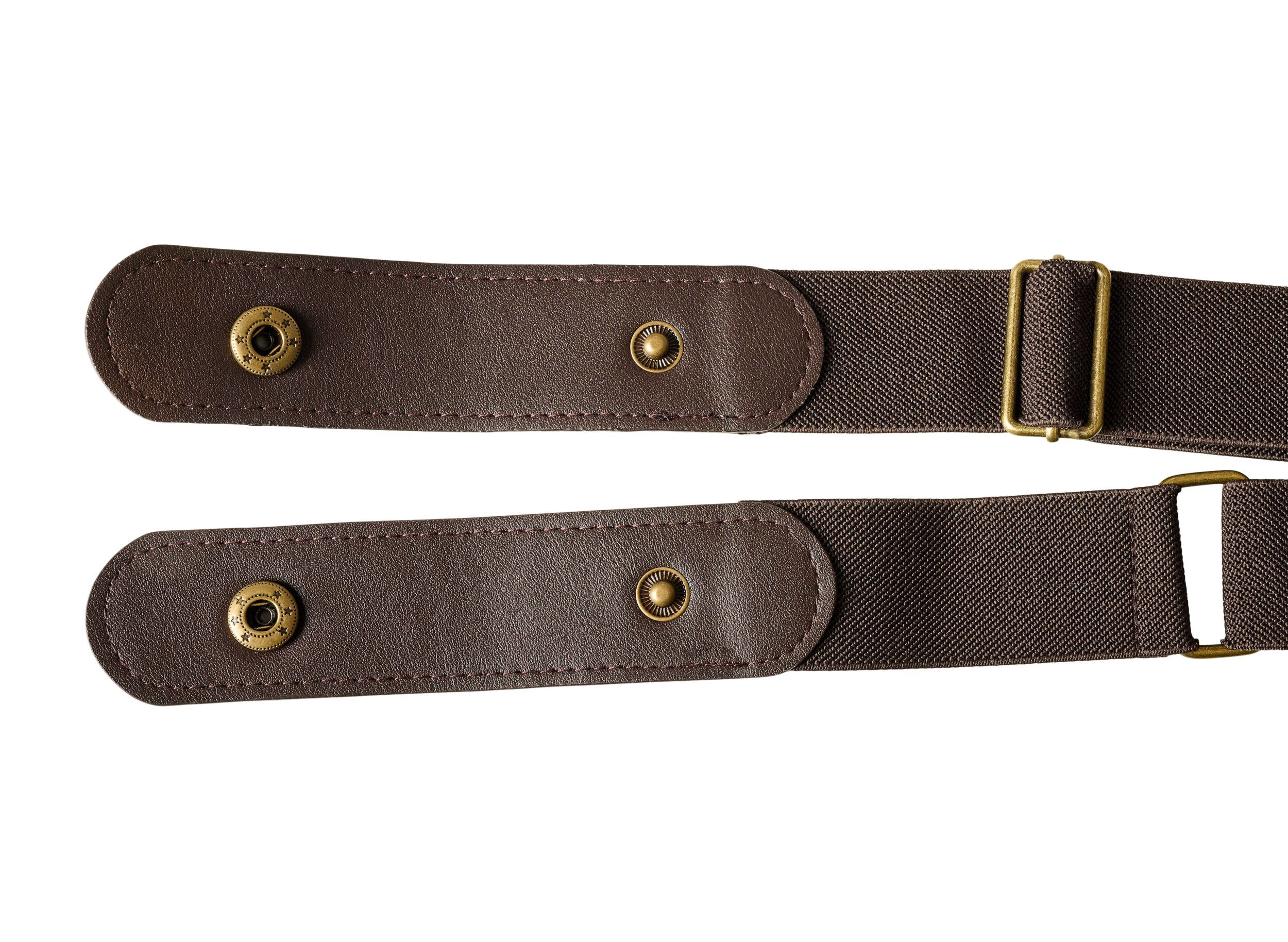ZizziElastisk belte, Brun, Packshot image number 1