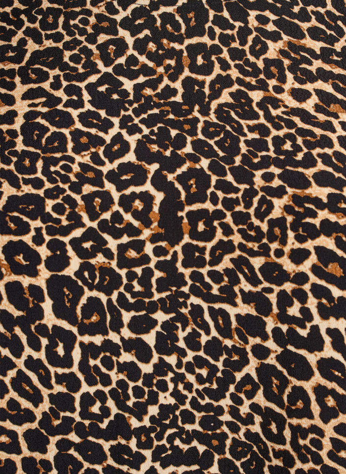 Langermet tunika med skj&aelig;ring, Brun, Packshot image number 2