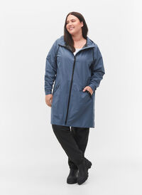 Regnsbukser med strikk og knyting, Black Regnsbukser med strikk og knyting, Black, Model