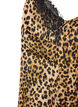 Stroppetopp med blonder og asymmetrisk kant, Brun, Packshot image number 3