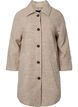 Rutete bouclè jakke med knapper, Simply Taupe, Packshot image number 0