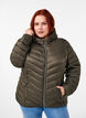 Lett jakke med hette, Gr&oslash;nn, Model image number 0