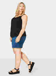 Topp med blondekant, Black, Model