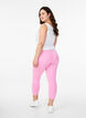 Basisleggings i viskose med 3/4-lengde, Rosa, Model image number 2