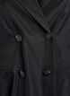 A-line v&aring;rjakke med dobbeltradede knapper, Svart, Packshot image number 2