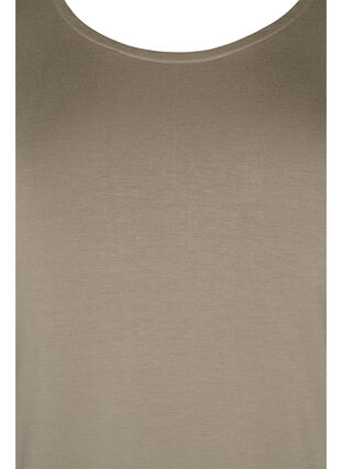 Langermet bluse i viskose med blondedetaljer, Laurel Oak, Packshot image number 2