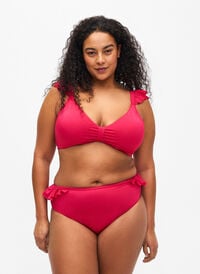 Bikinitruse med volanger, Rosa Bikinitruse med volanger, Rosa, Model