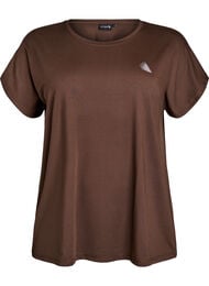 Ensfarget trenings-T-skjorte, Hot Fudge