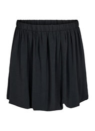 Kort ballongskjørt med elastisk linning, Black