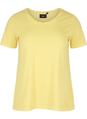  BasisT-skjorte, Yellow Cream, Packshot image number 0