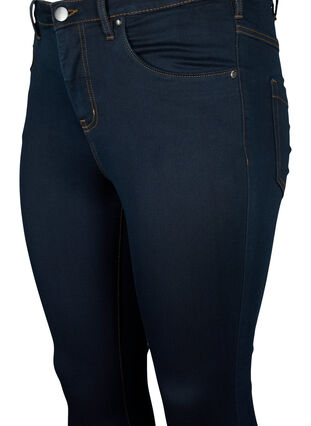 Super slim Amy jeans med høyt liv, Tobacco Un, Packshot image number 2