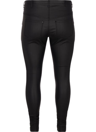 Coated Amy jeans, Black coated, Packshot image number 1