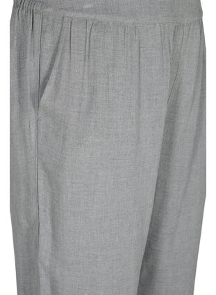 Klassisk bukse med lommer, Grey Melange, Packshot image number 2