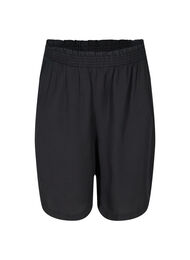 Løs bermudashorts med smock, Black