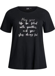 FLASH - T-skjorte med motiv, Black Sparkles