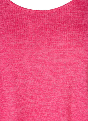 Løs bluse med lange ermer, Fandango Pink ASS, Packshot image number 2