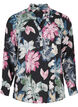 Langermet bluse med blomstertrykk, Rose Flower AOP, Packshot image number 0