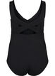 Badedrakt med krysset rygg, Black, Packshot image number 1
