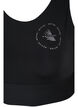 CORE, MID SUPPORT SPORTS BRA - Sports-BH med V-skjæring på ryggen, Black, Packshot image number 2