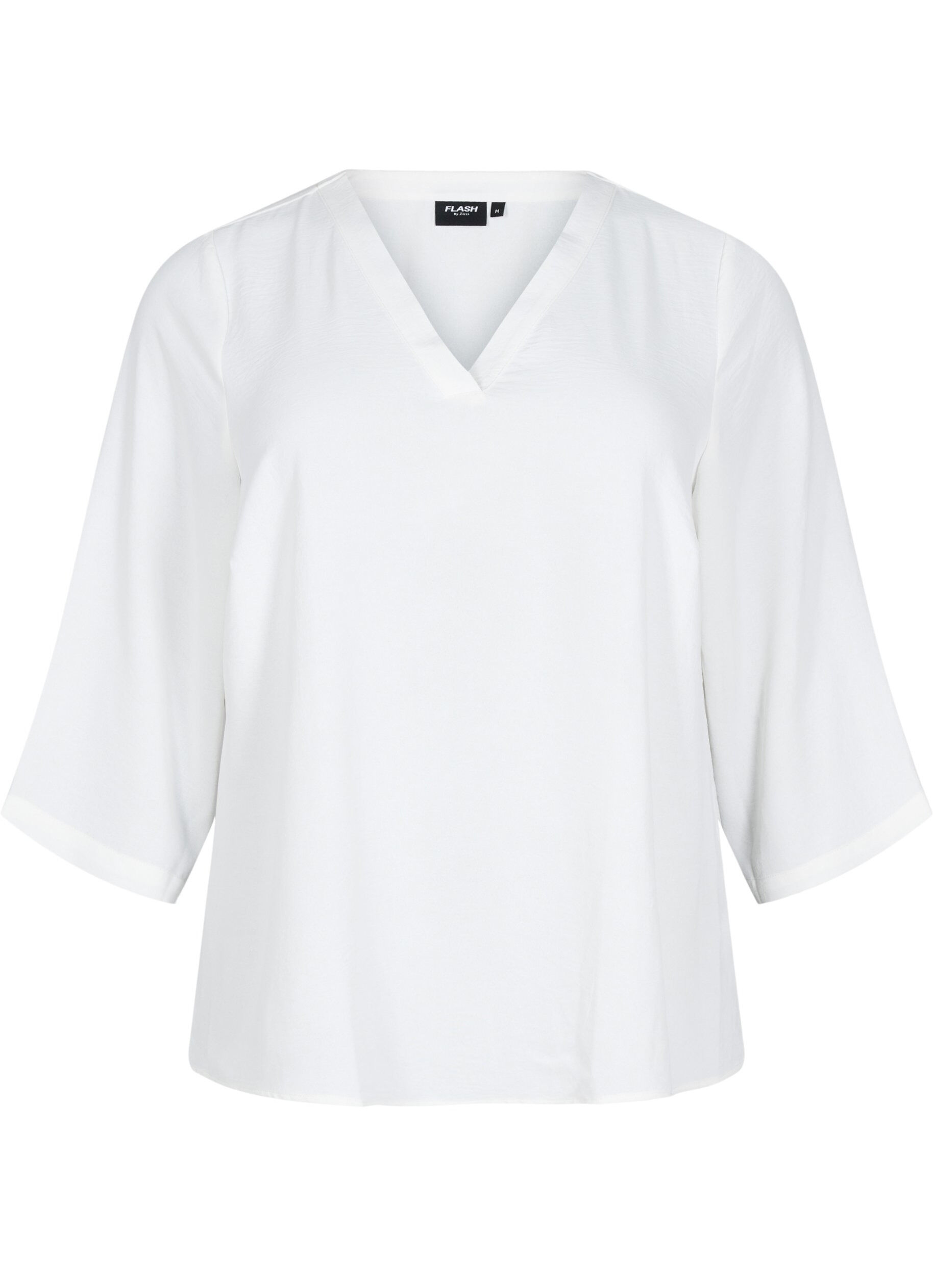 FLASH - Bluse med 3/4 ermer
