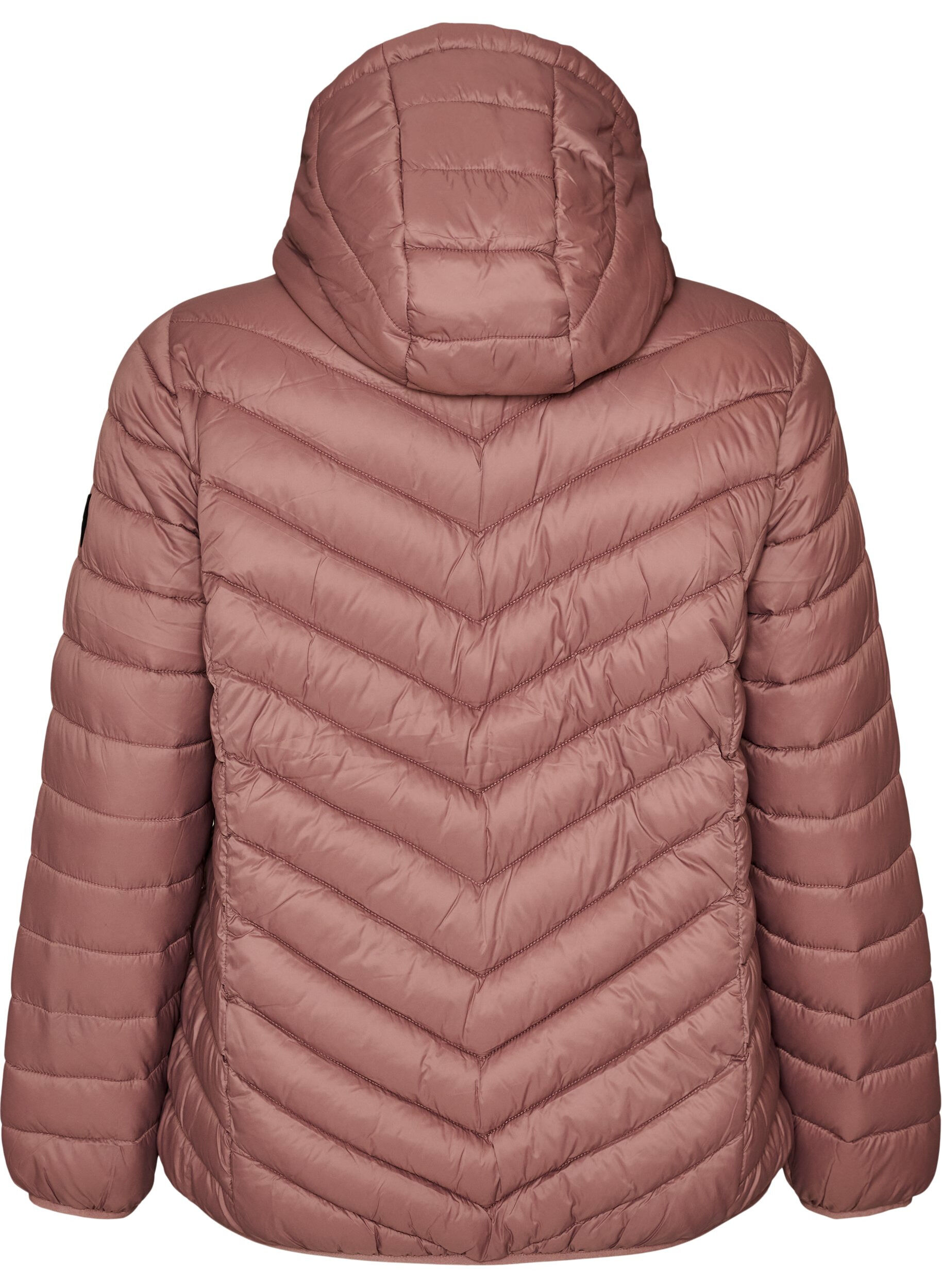 ZizziLett jakke med hette, Rosa, Packshot image number 1