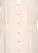 Midikjole i lin og viskose med splitt foran, Beige, Packshot image number 2